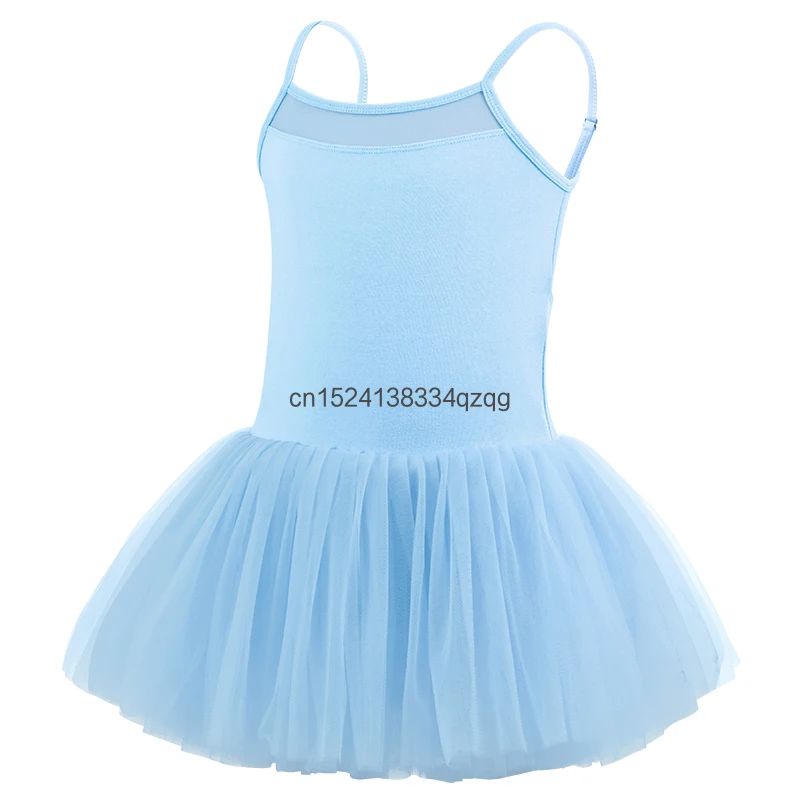 Robe de Ballet pour filles, maillot de bain pour danse, Camisole en maille, justaucorps d'épissure, Tutu de danse, robe de princesse, jupon pour enfants
