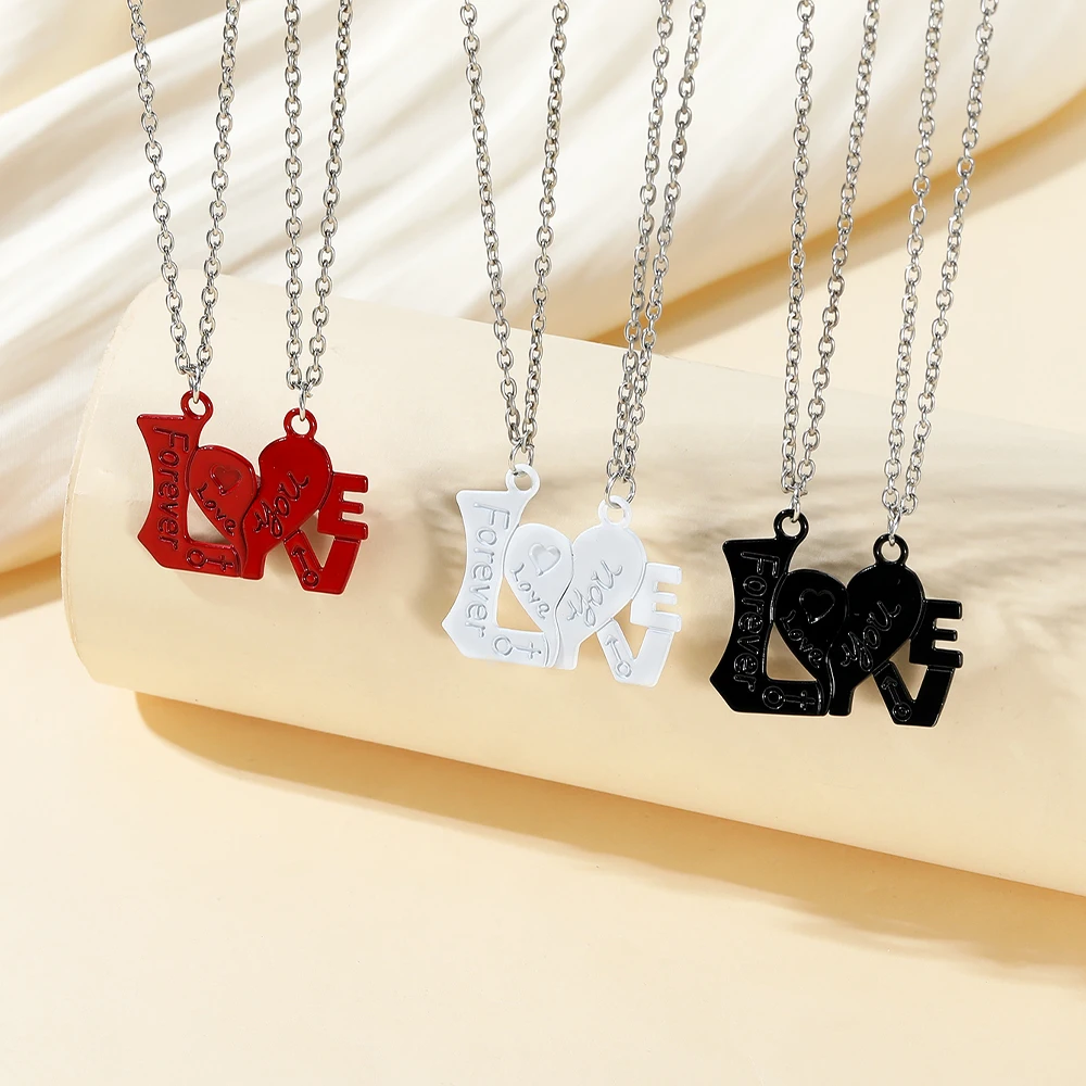 2 szt. naszyjników dla par z n – Magnetic Couple Matching Necklaces recenzja i cena