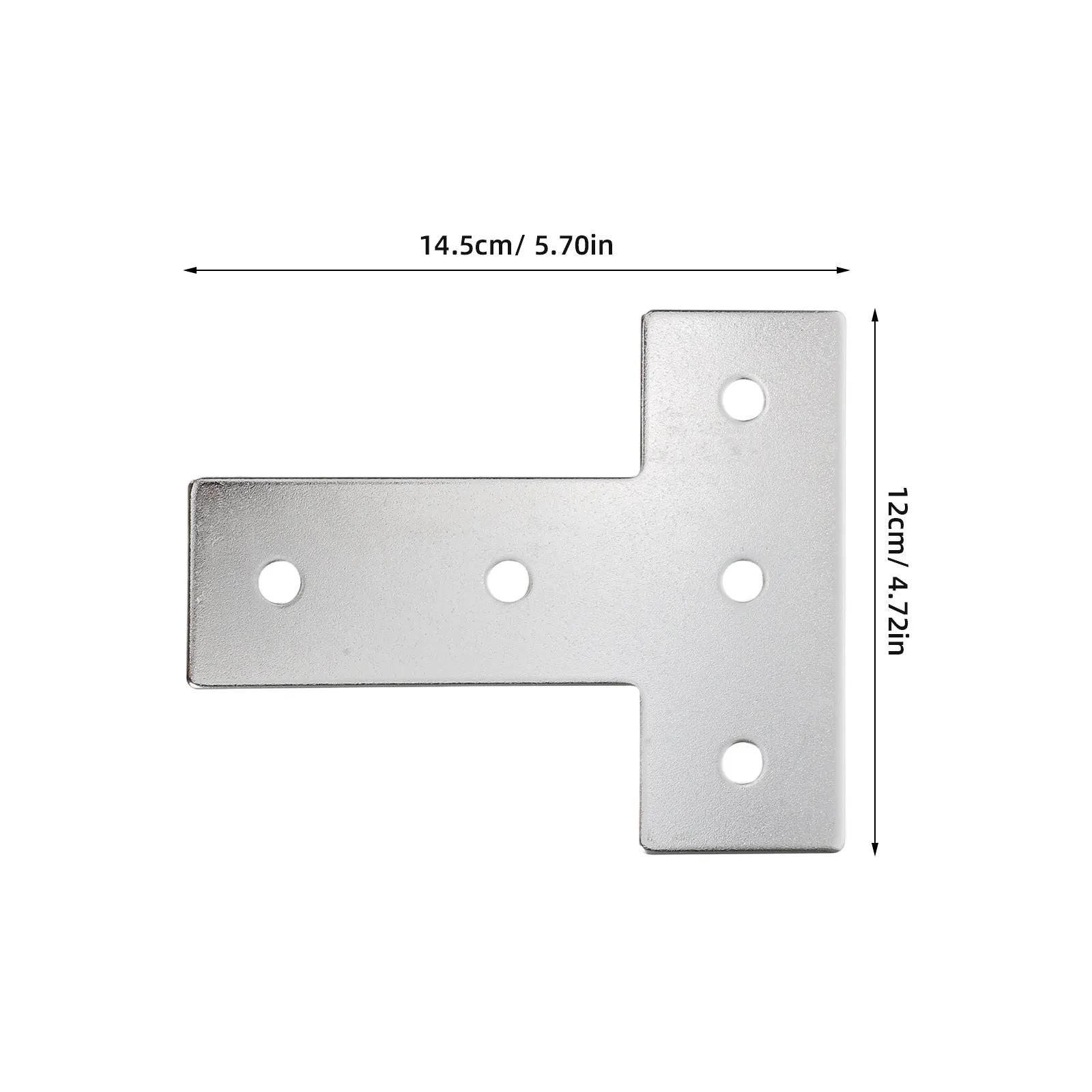 2Pcs Rc Car Axle Bracket Metal T-Shaped Frame DIY Mechanics Kit Parts Stem Components Creative Chassis Reinforcement Bracket