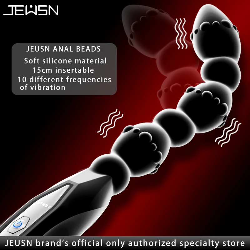 Jelly Vibrator Stick Long Anal Butt Plug Beads G-spot Vagina Massager Adult Sex Toys For Woman Couples Masturbation Shop Dildo