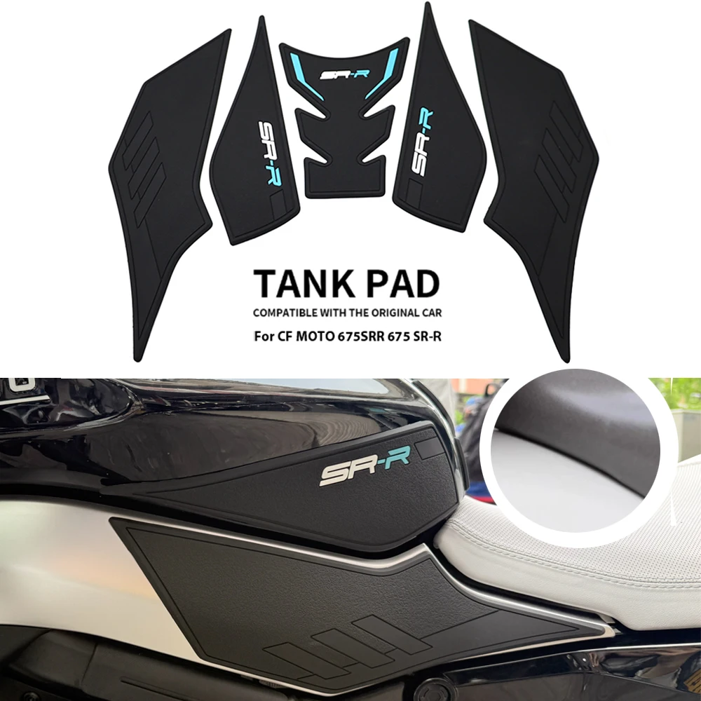

Motorcycle Non-slip Side Fuel Tank Stickers Waterproof Pad Rubber Sticker For CFMOTO CF MOTO 675SR 675 SR-R SR 675SRR 2025