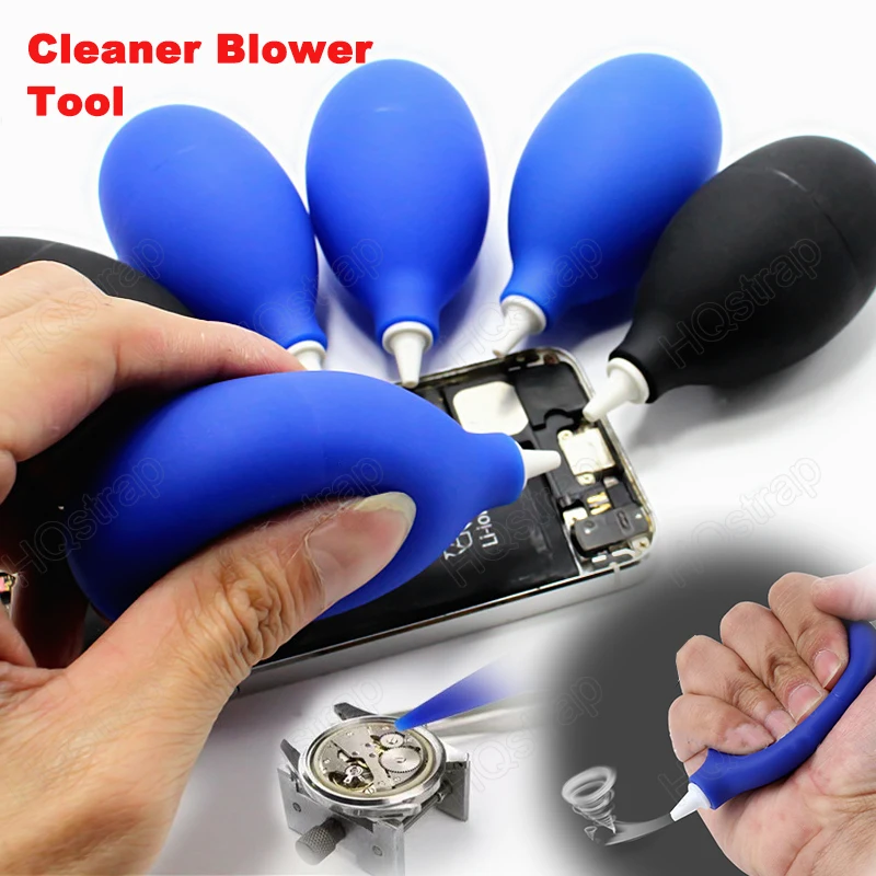 Outils de dépoussiérage en caoutchouc pour pièces de montre, souffleur d'air, pompe à poussière, ballon soufflant de montre-bracelet, nettoyeur de livres souples, outil de réparation