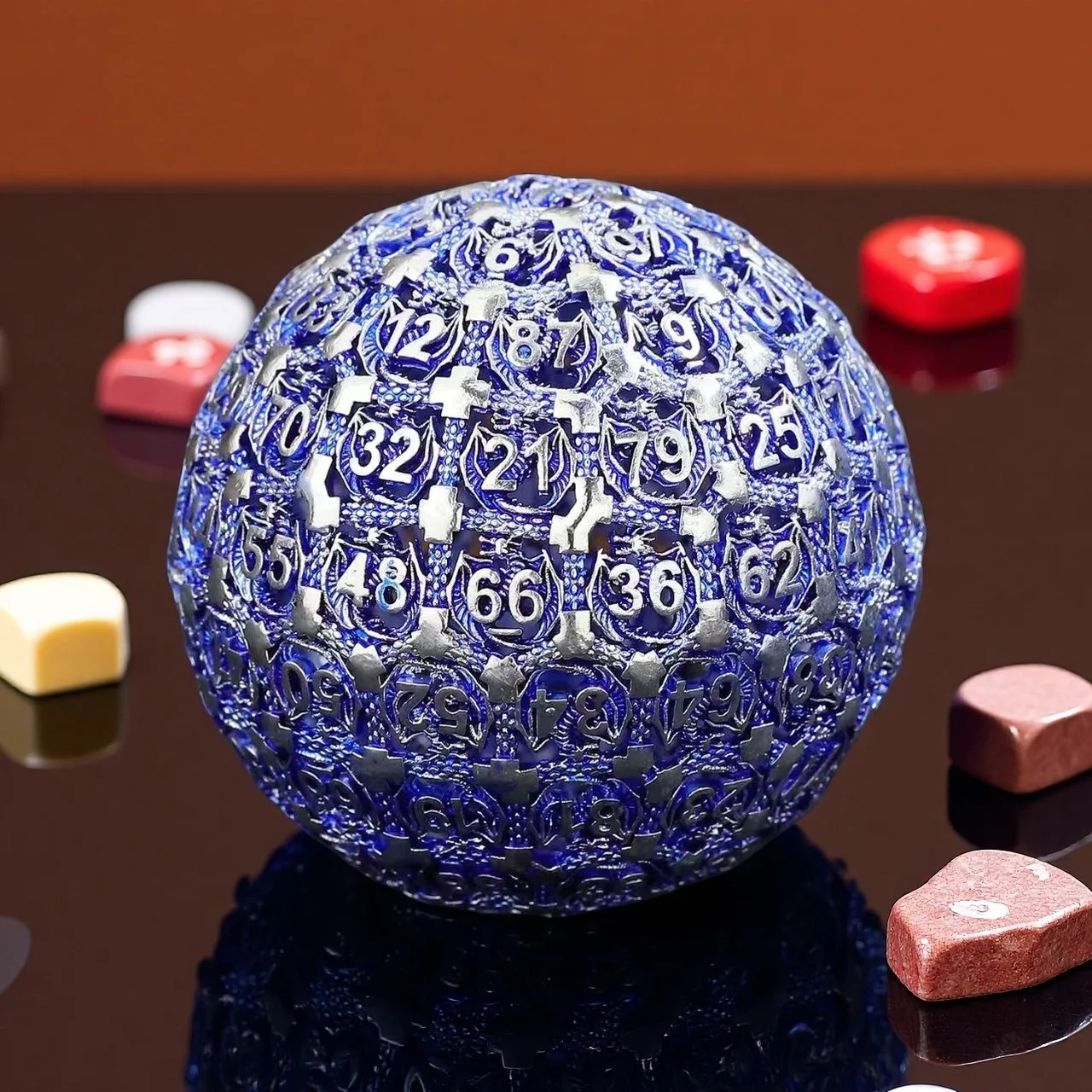 

Colorful D100 Dice, Hollow Dragon Dice D100 Metal Dice set DND Dices for Role Playing Games rpg Tabletop Games D&D Dragon Dices