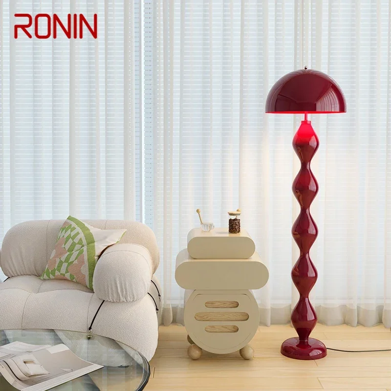 

RONIN Nordic Mushroom Floor Lamp Modern Art Family Iiving Room Bedroom Creativity LED Decorative Standing Light