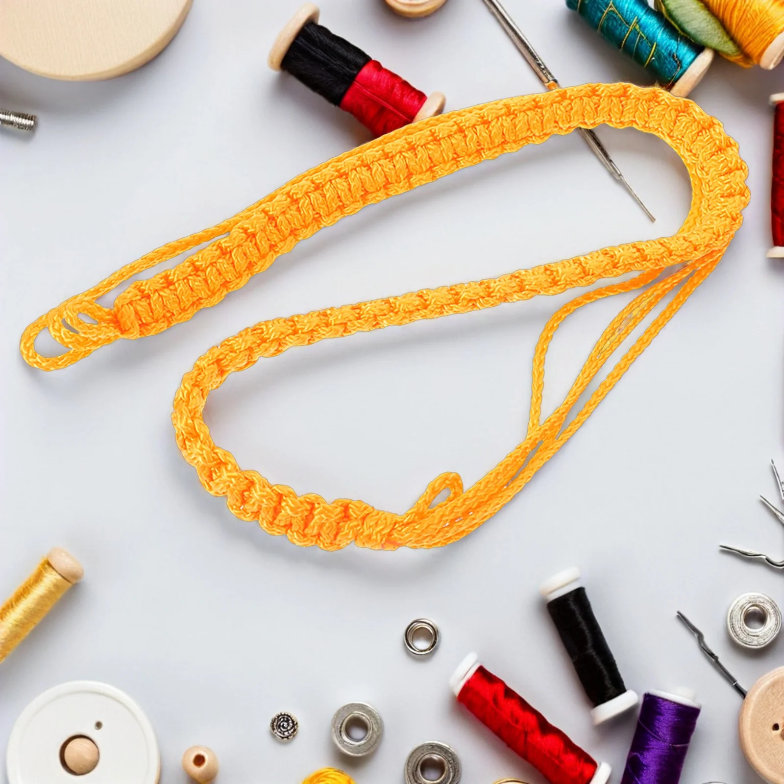 

2Pcs Yellow Aiguillette Shoulder Cord for Cosplay Costume Decoration - Vintage Tassel Braided Uniform Accessory - Stage