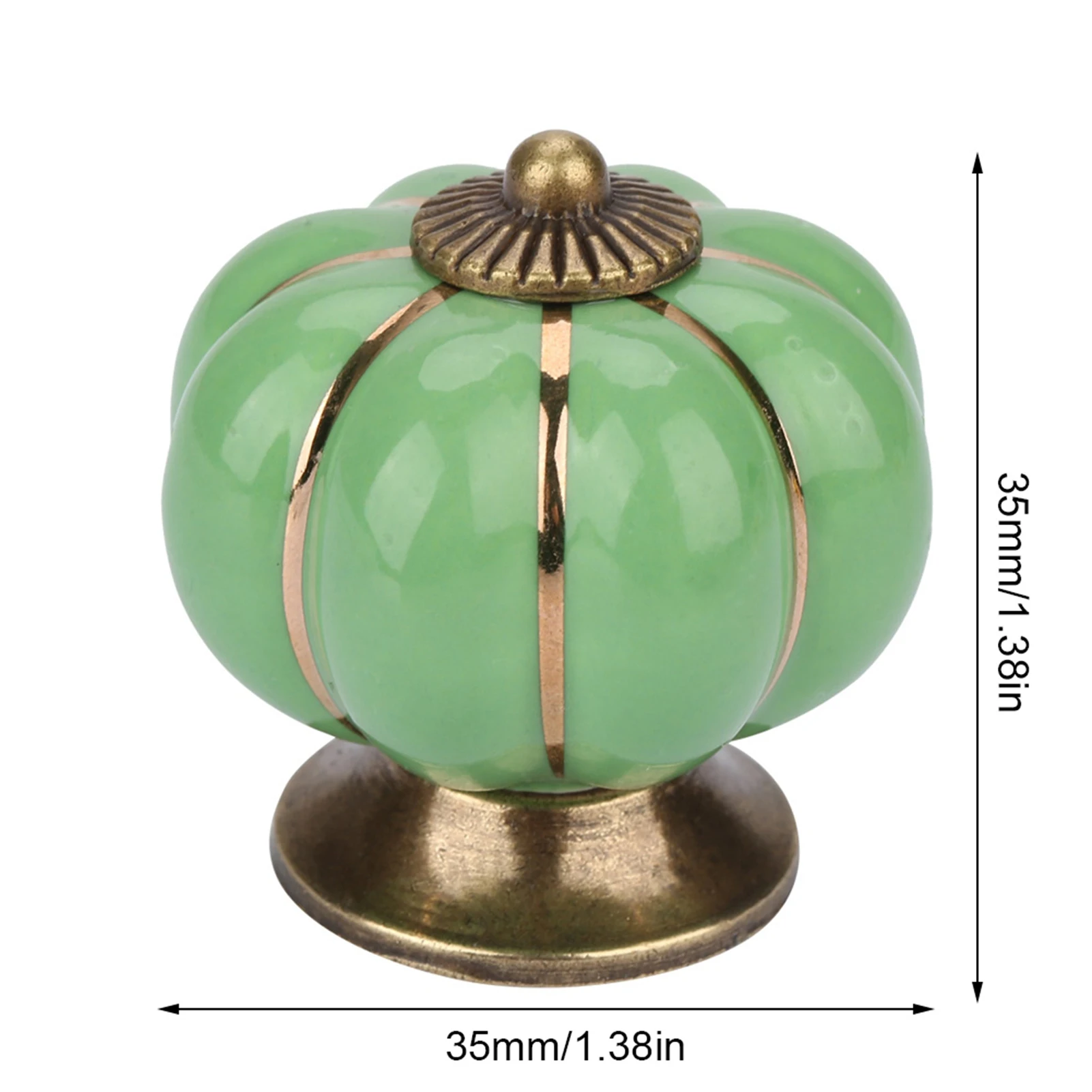 Ceramic Handles Ceramic Knobs Ceramic Pumpkin Knobs European  Handle Pull for Room Cabinet Drawer Furniture Pumpkin Knobs