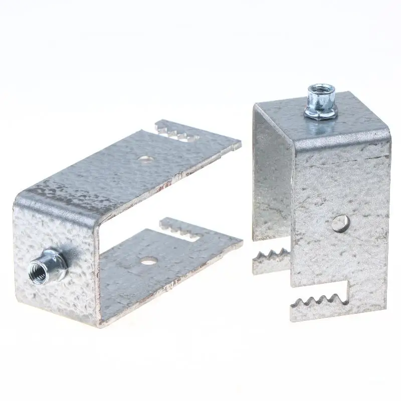 PSI U-Clamp Steel Solar Panel Mounting Bracket Compatible with Most Roof Types Easy Install for Carport & Shed Rooftops