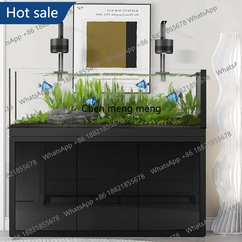 

M02 Fish Tanks Indoors Aquarium Ecology Living Room Coffee Table Creative Aquarium Indoors Customizable Furniture Acquario Lsyg