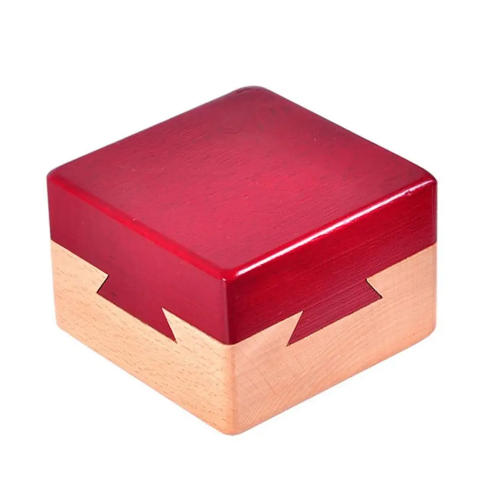 Unlock Wooden Brain Teaser Puzzle Luban Lock Opening Puzzle Box IQ Puzzle Mind Brain Teaser Wooden 3D 3D Wooden Puzzles