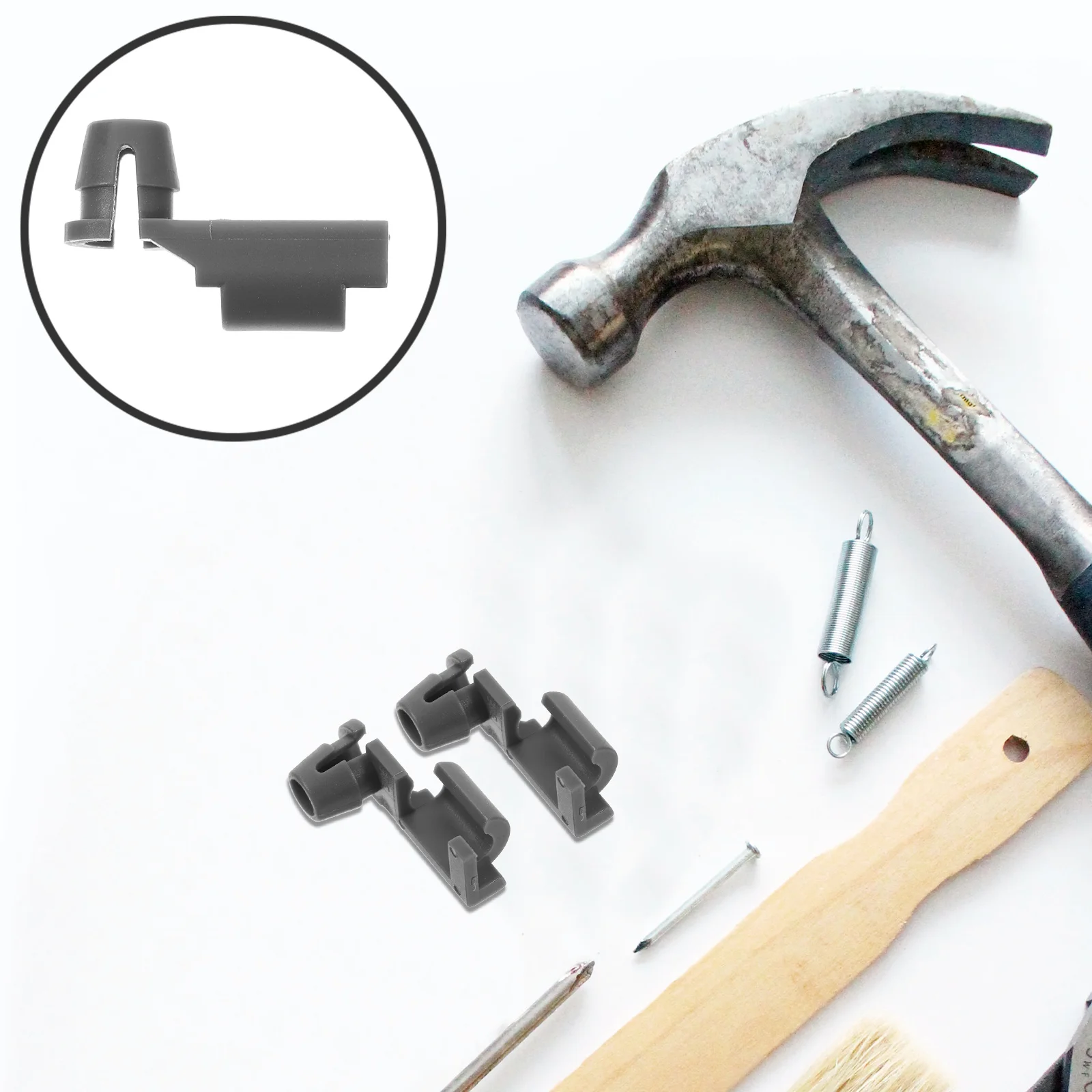 

10Pcs Car Door Clip Heavy Duty Handle Rod End Retainer Fixer for Tailgate Handle Core Needed