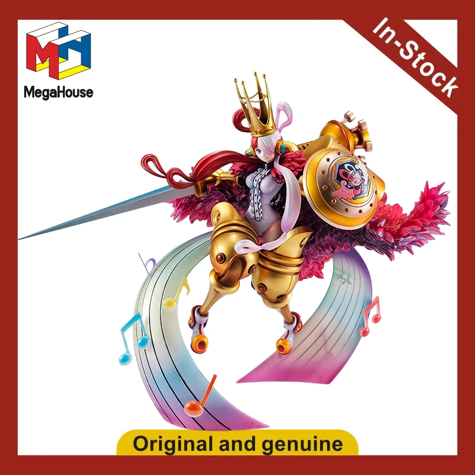 

【UA】 Оригинальная фигурка MegaHouse P.O.P RE-MAXIMUM One of The Navigator: Красноволосая певица Ута, аниме-кукла, модель, игрушка, подарок