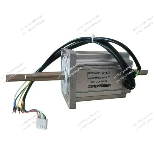 80 DC brushless winding machine motor 310V 6000 rpm 400W double output shaft