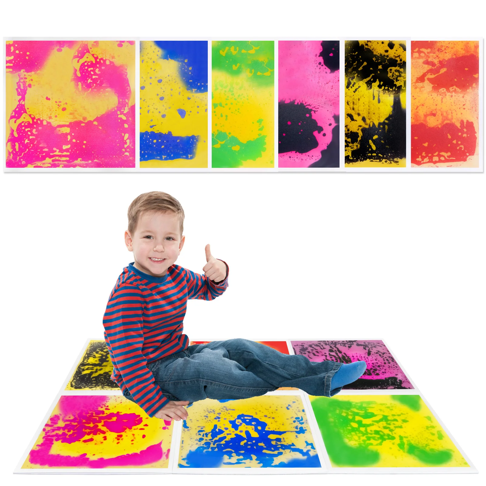 Gioia tattile Grow-with-Me: giocattoli sensoriali visivi Regola ai bambini che cambiano esigenze sensoriali sul tappetino