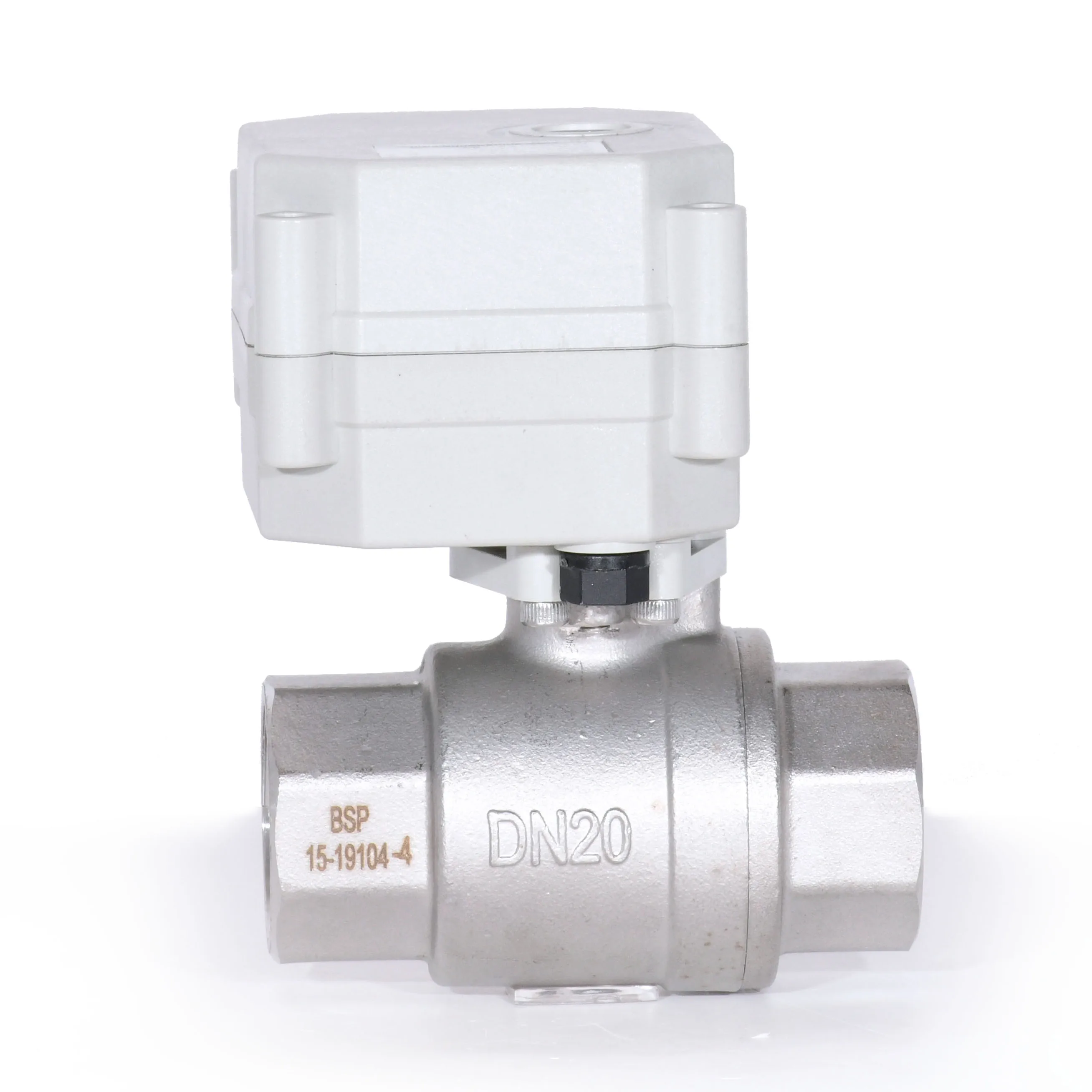 

DN20 NSF61 Water Controller Timer Garden Stainless Steel Electric Motor Ball Valve Tonheflow 24v
