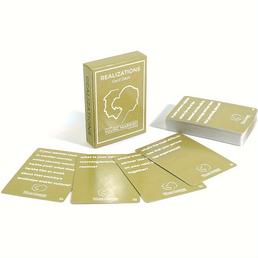 Fun Game For Couples, 52 Questions Know Your Partner Dating And Engaged, Creative Gift For Dating Engaged Couples Card Game,