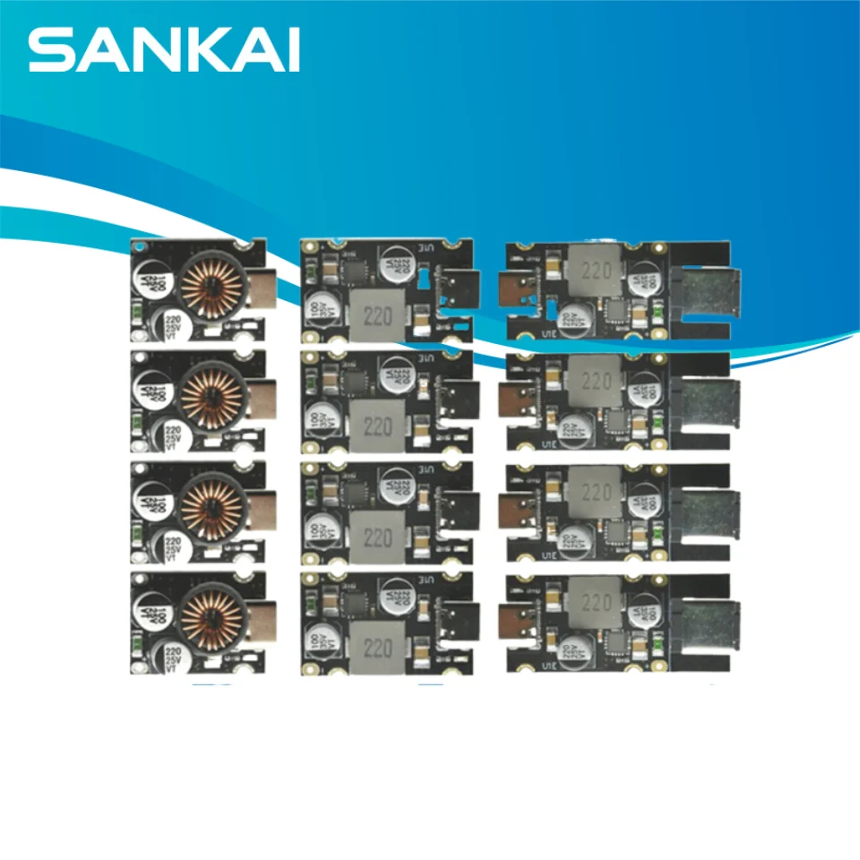 1-10pcs Step Down Module Fast Charge Module Type-C DC8-32V 3.25A Interface PD65W PD3.1 PPS Fast Charge QC3.0 SCP DIY Kit