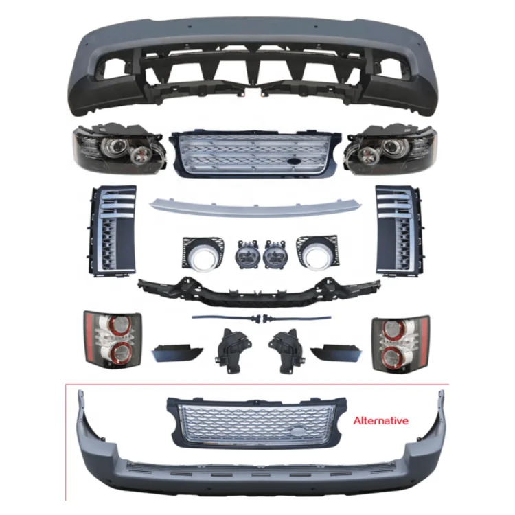 UPGRADE BODY KIT BODY PARTS CAR COMPLETE BODY KIT FOR range rover vogue 2009-2005 UPGRADE TO 2010-2012