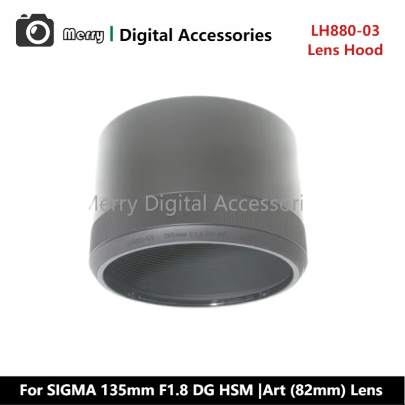 New Original Genuine Front Lens Hood LH880-03 For SIGMA 135mm F1.8 DG HSM |Art (82mm) Lens