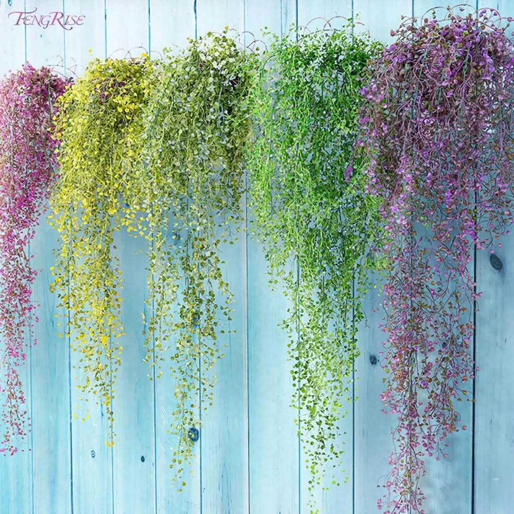 80cm 1pcs Artificial Flowers Vine Ivy Leaf Fake Plant Artificial Plants Green Garland Home Wedding Party Decoration