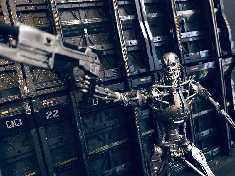 NECA The Terminator Endoskeleton T-800 PVC-Actionfigur The Terminator 2 Sammlermodell Spielzeug Bewegliche Montagepuppe – Detail 16