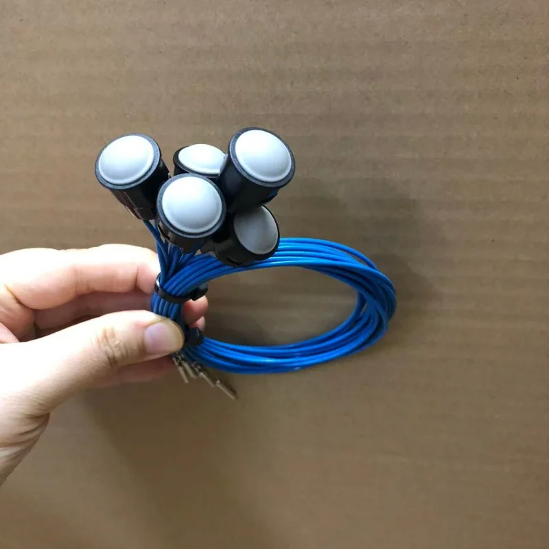 Immagine 7: Pulsante joystick per escavatore 5 pezzi (grigio 2 linee) 635-8205 per CAT 336Gc 330Gx