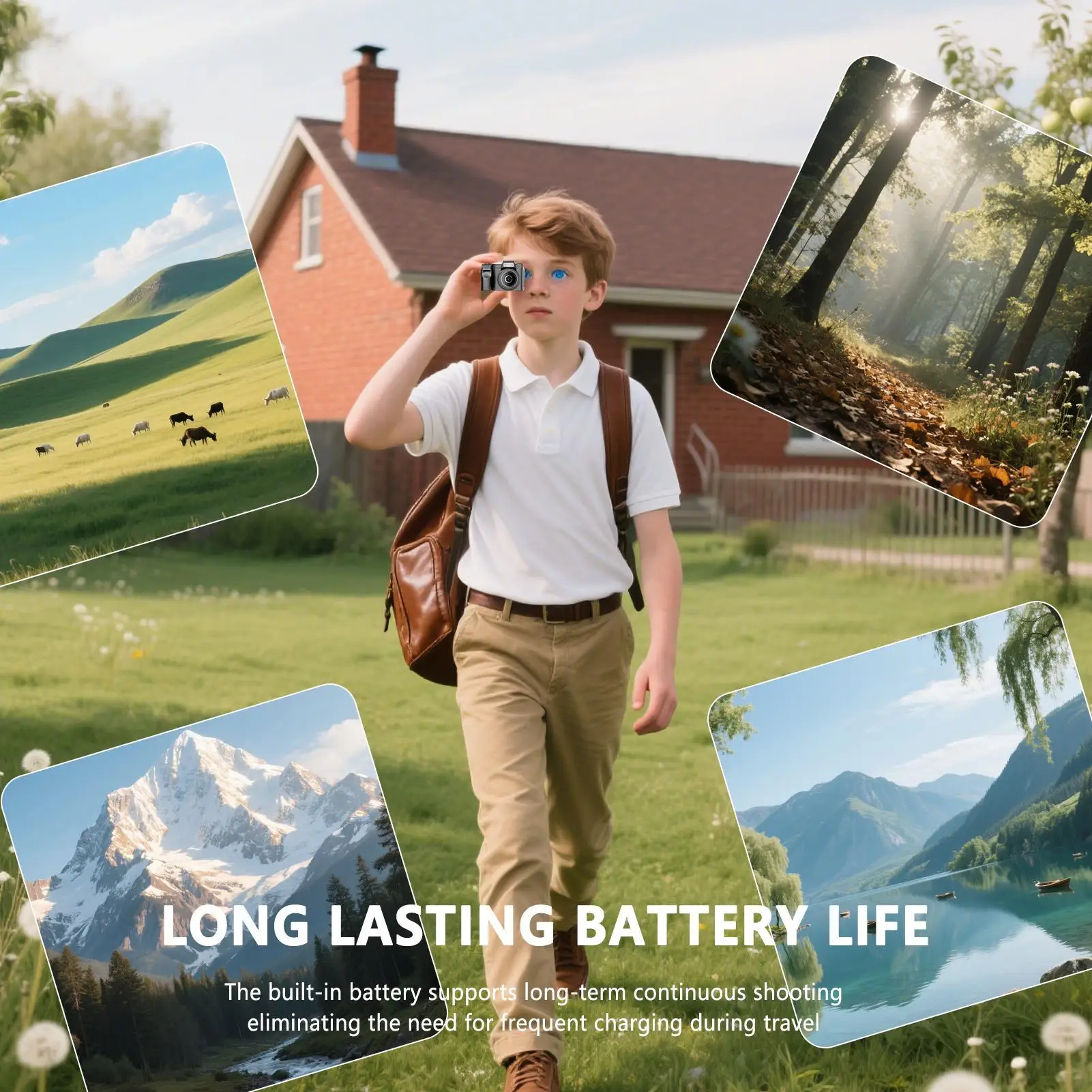 Mini porte-clés caméra enregistreur vidéo de poche avec carte 32GB enregistreur vidéo résolution 1080P avec filtres et Flash Led pour