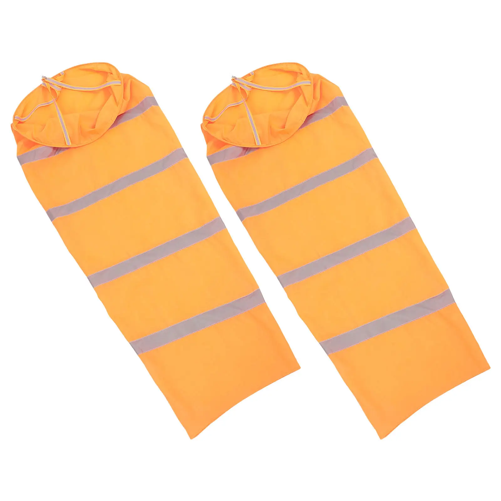 2Pcs Wind Direction Indicators Tear-Resistant Reflective Outdoor Windsocks Heavy Duty Airport Yard Wind Speed Flags