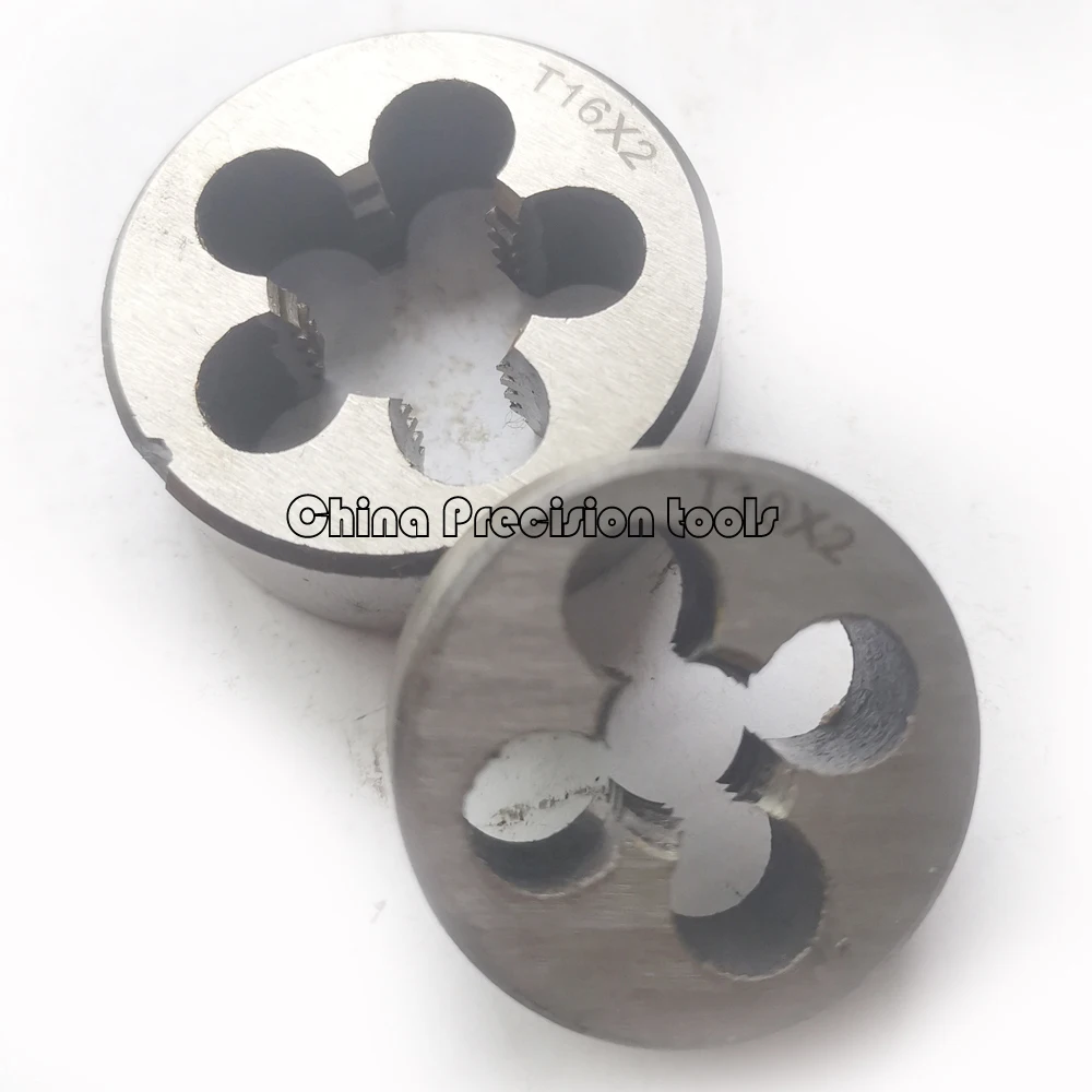 Left Hand Trapezoidal thread Die Tr8 Tr10 Tr12 Tr14 Tr16 Tr18 Tr20 LH Left screw Trapezoid Round dies T8 T10 T12 T14 T16 T18 T20