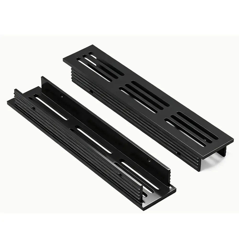 Aluminum Alloy Cabinet Breather Hole Cover Rectangle 30mm Wide Ventilator Grille Cover Breathable Mesh Wardrobe Air Vent Decor