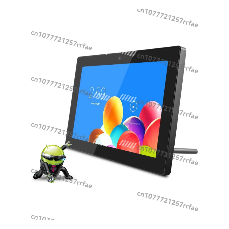 شاشة إعلانات 10.1 بوصة RK3288 2 + 8 جيجابايت 1280*800 واي فاي IPS شاشة صلبة مثبتة على الحائط/سطح المكتب تابلت أندرويد صناعي #6