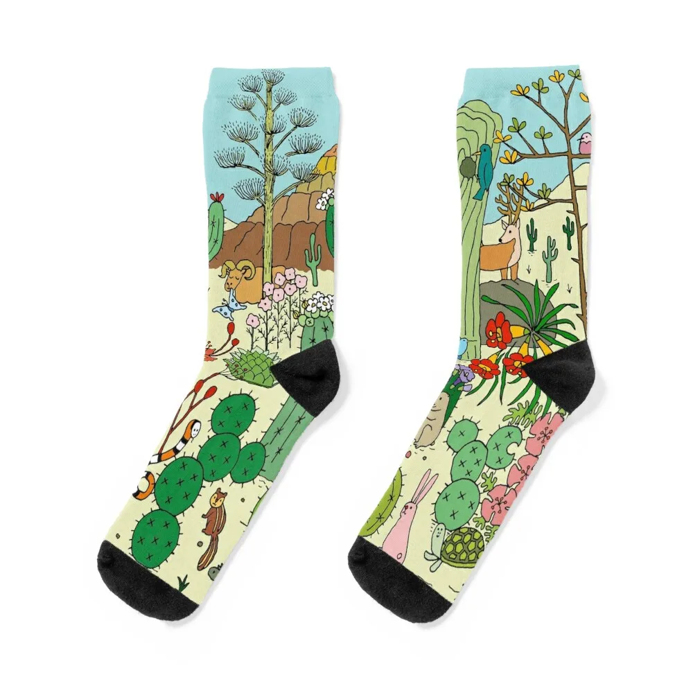 

Arizona Desert Museum Socks summer Non-slip happy christmas gifts Socks Male Women's