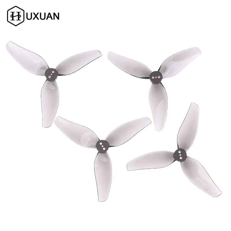 2 أزواج HQProp T3.5X3.5X3 3535 3.5 بوصة FPV الدعامة بولي كربونات المروحة 1.5 مم 3-Blade Race Prop Racing Drone Parts-رمادي