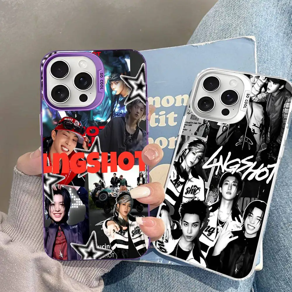 LNGSHOT Hip-hop Phone Case For IPhone 17 16 15 14 13 12 11 Pro Max Plus Color Silver Cover