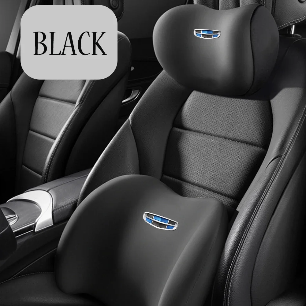 Car Neck Pillow Car Seat Headrest Pillow Memory Cotton Protector for GEELY coolray EX5 azkarra emgrand monjaro okavango tugella