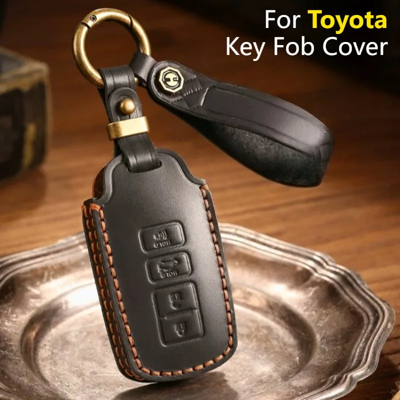 For Toyota Vios/Yaris Ativ/Camry/Highlander/Crown Key Fob Cover Precise Fit Anti Drop Key Case Protector Car Interior Decoration
