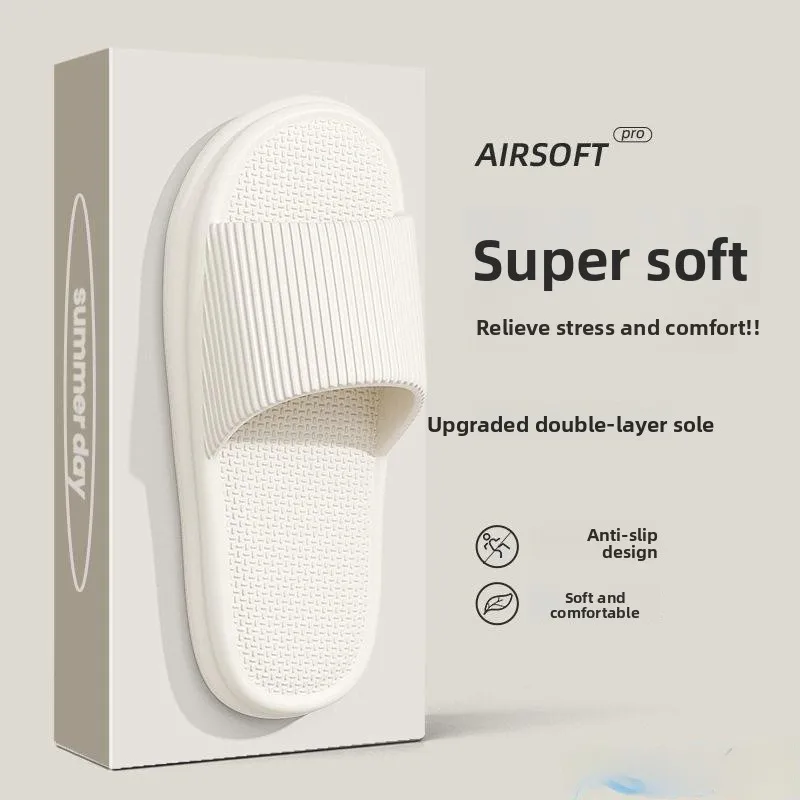 

2026 New Men's Slippers Summer Outdoor Indoor Home Bathroom Anti-slip Wear-resistant EVA Silent Couple Cold Slippers
