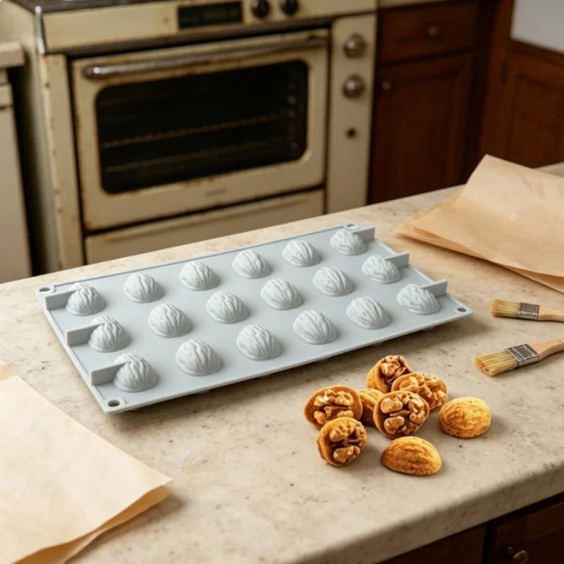 1 stuk walnoot cakevorm met 18 - Idli Steamer Mold recensie en prijs