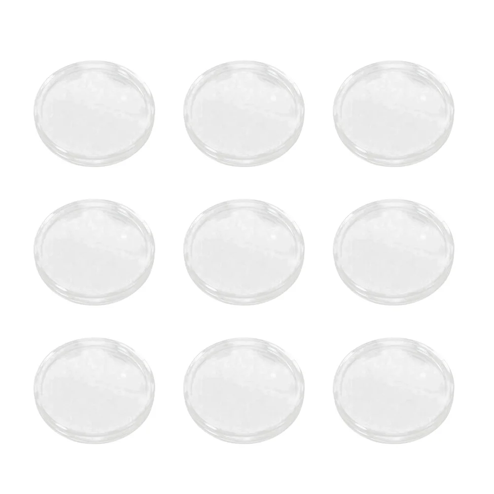 

100 PCS Coin Safe Storage Case Capsules Clear Container Protective Protector Boxes Mini