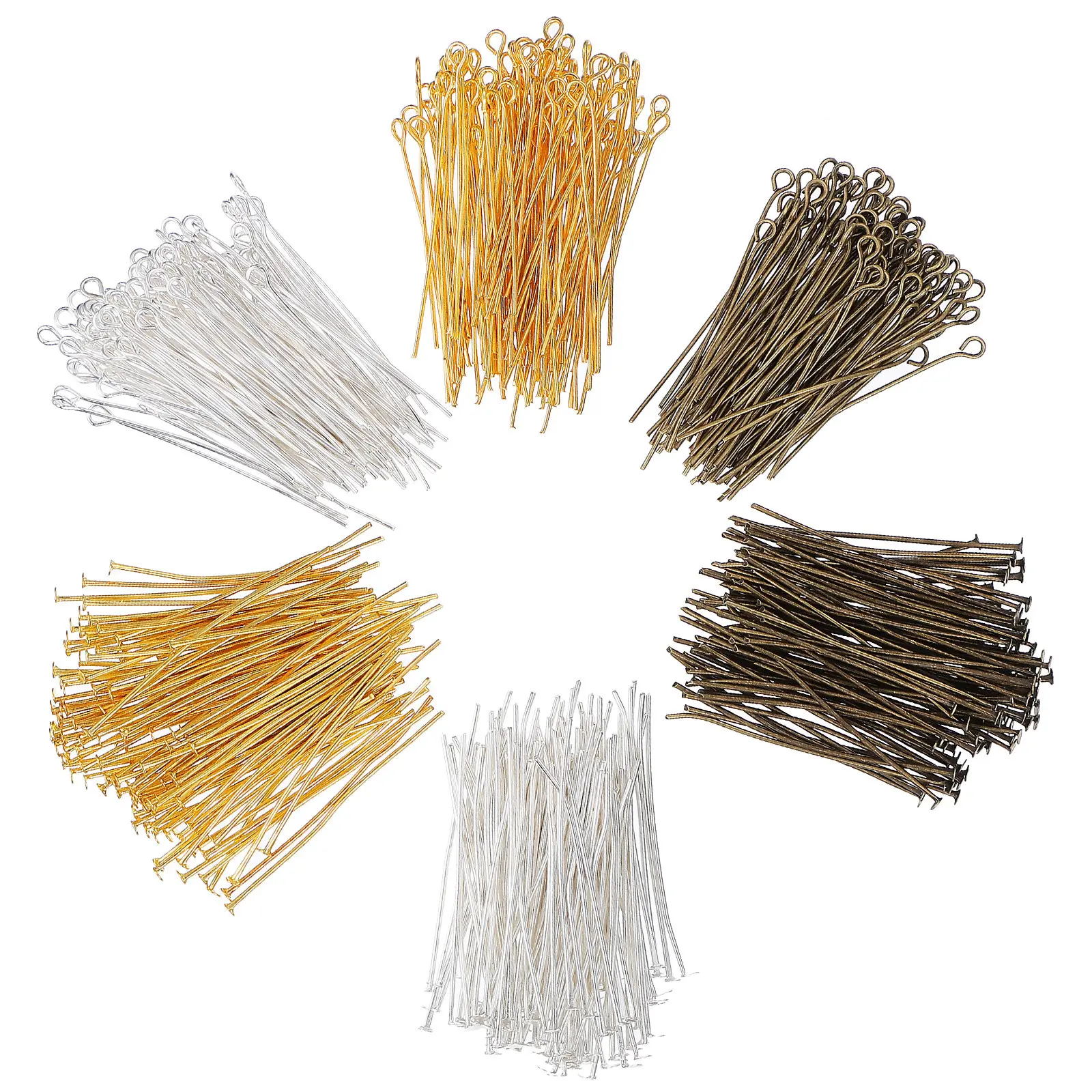 

Набор для изготовления украшений: пины-гвоздики с плоской головкой, оптовые инструменты для бисероплетения, для серег, ожерелий, браслетов, фурнитура для украшений, материалы для бисероплетения