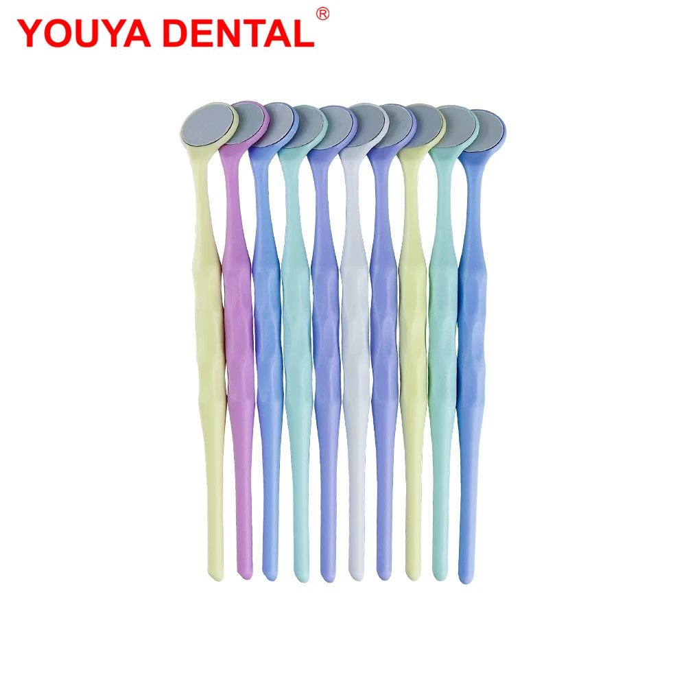 10pcs Dental Mouth Mirrors Double Sided Oral Mirrors Reflectors Front Surface Dentist Mirror Autoclavable  Dentistry Instruments