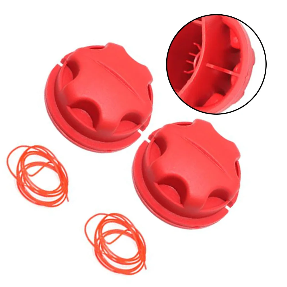Bump Head Knob Set for For Toro Trimmer 51954 51955 51957 51958 51974 51977 51978 51998 2PCS Replacement with Additional Line