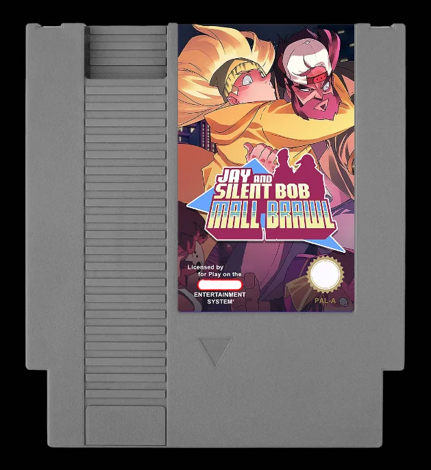 

8bit game card : JAY AND SILENT BOB MALL BRAWL ( NES Version!! cartridge ONLY!! )