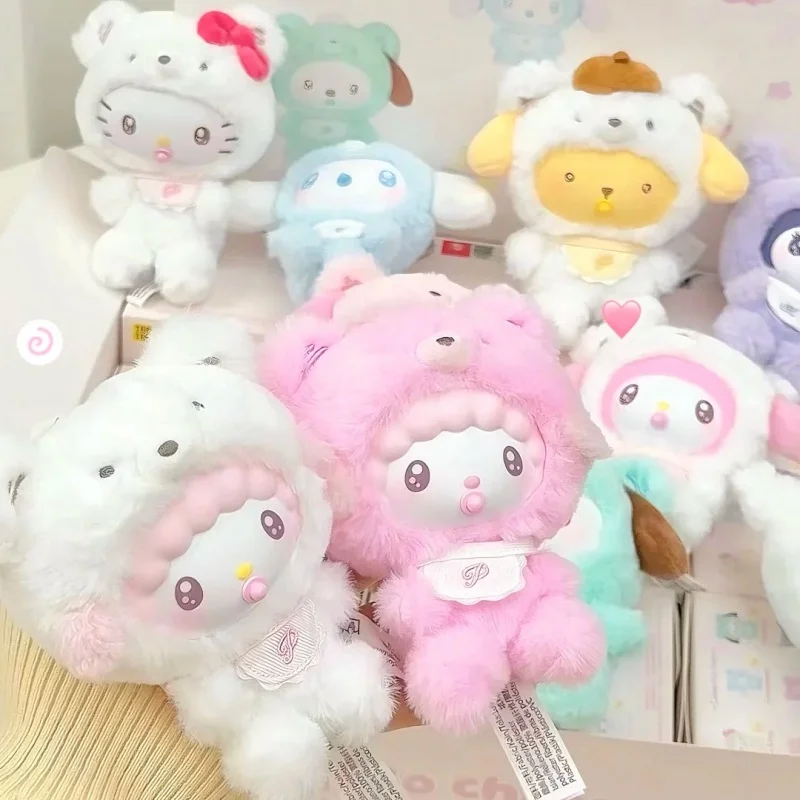 

Genuine Sanrio Litte Bear Planet Series Vinyl Plush Blind Box Pendant Trendy Toys Kawaii Kt Anime Figure Doll Mystery Box Gift