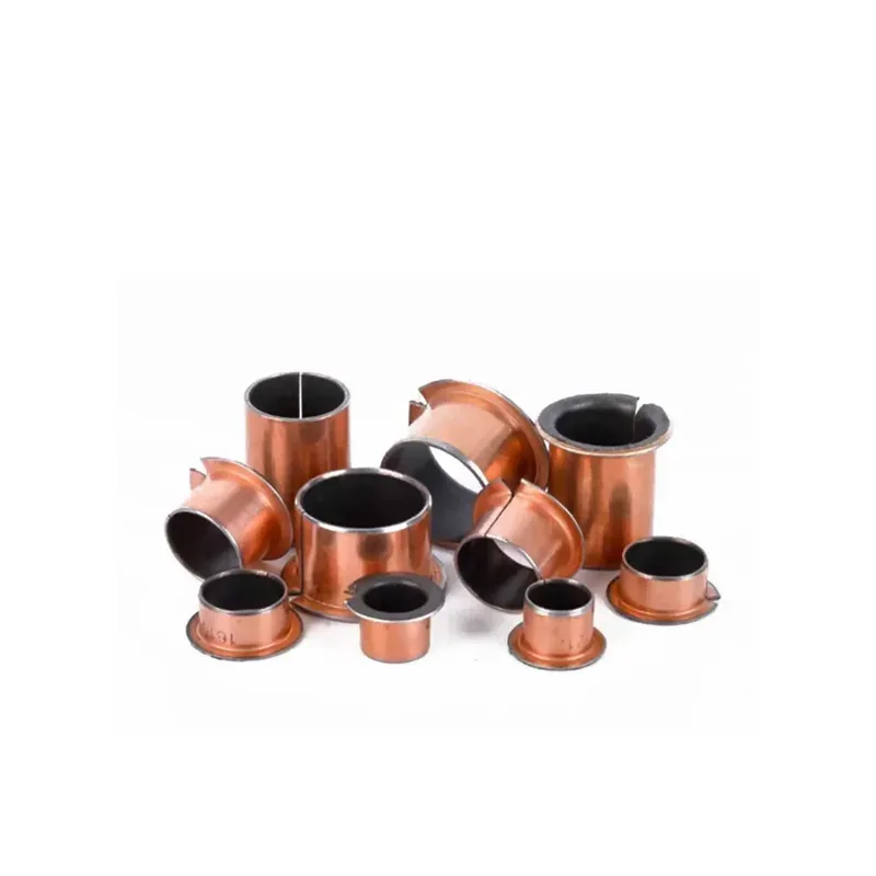 Self-Lubricating Flanged Composite Copper Bushings Assortment, 8mm To 20mm ID Bearing Sleeves Kit Industrial Equipment