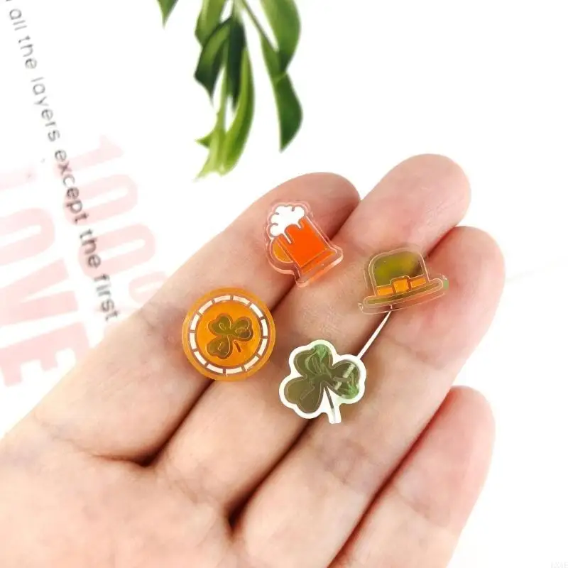  Handmade Earring Silicone Casting Mould 4 Packs Easy to Use Craft Supplies