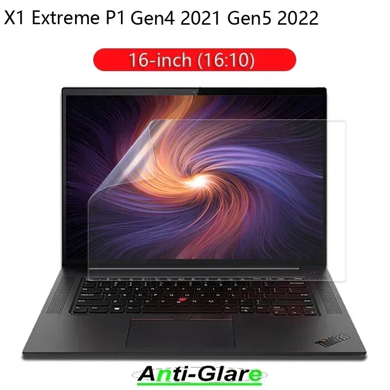 2X Anti Blue Light and Anti Glare Screen Protector Guard for Lenovo ThinkPad X1 Extreme P1 Gen4 Gen5 2021 2022 16