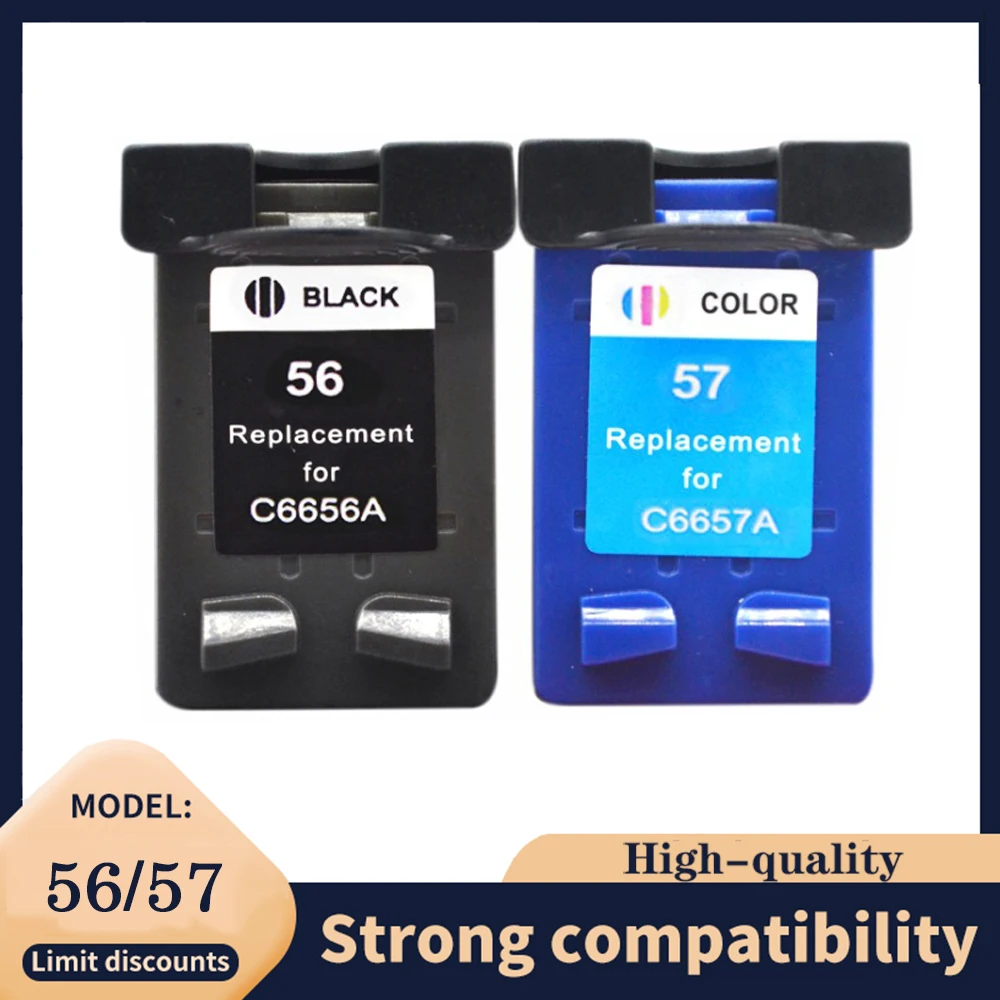 Vilaxh for HP 56 57 XL For HP 56 57 Ink Cartridge Compatible 4200 1110 1205 1210 1215 1219 1315 1340 1350 2210 Printer