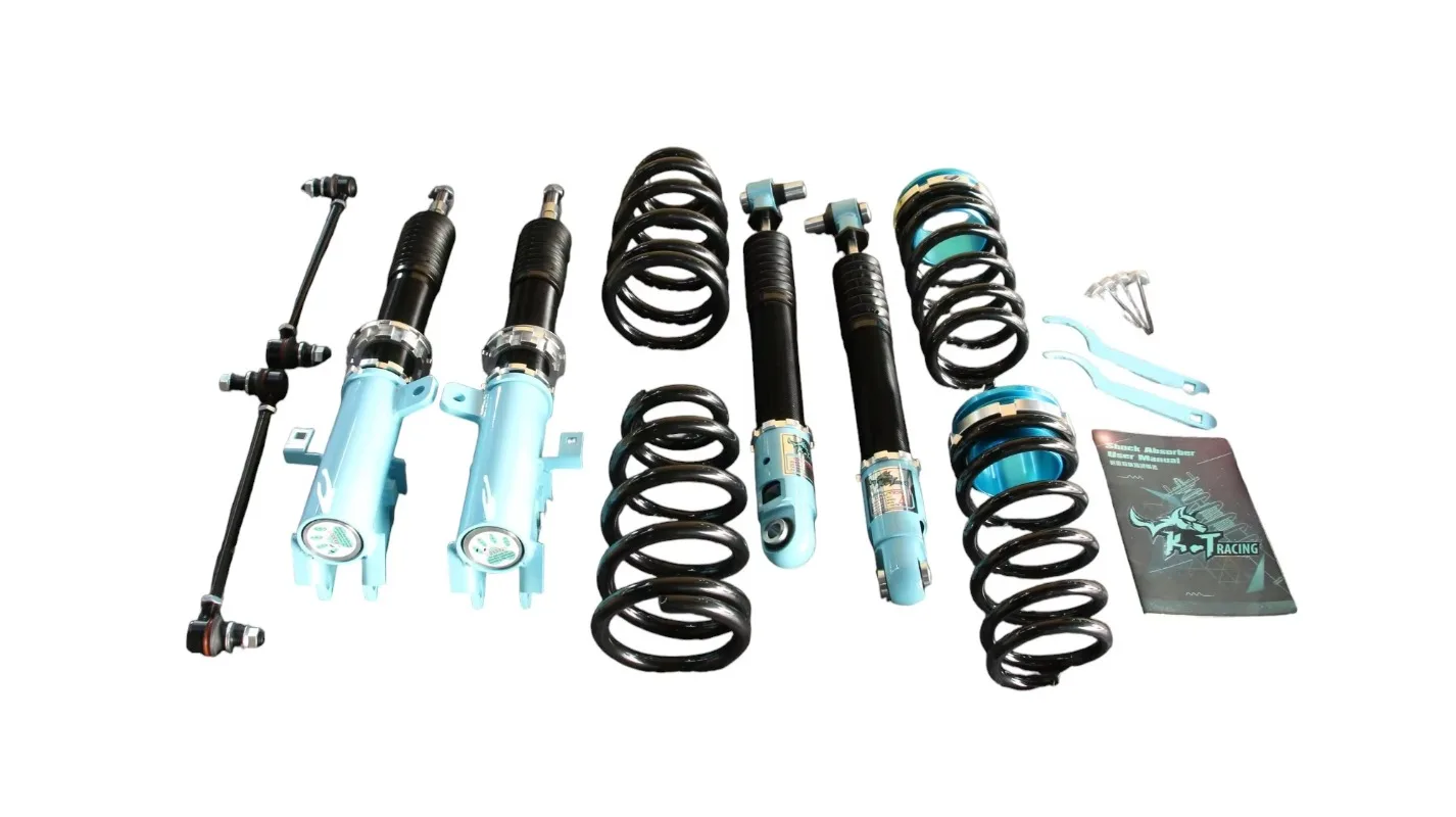 Factory Direct Supply New KT Brand Air Shock Absorbers for B5 Suspension Coilover Street/Track 1 Year Warranty 4-Piece 4