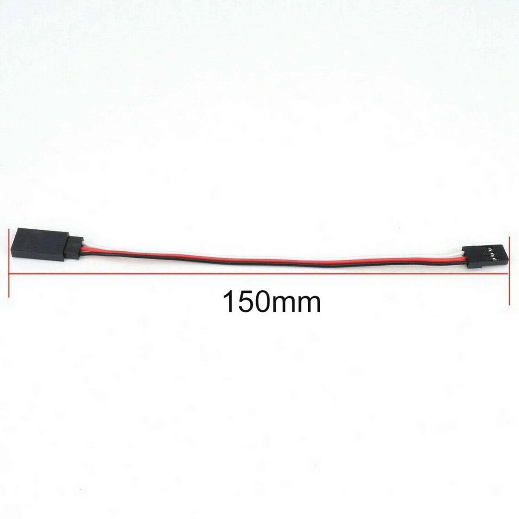 

A13Q-2 Set RC Car Parts: 1 Set 150Mm Servo Extension Lead Wire JR Cable & 1 Set Metal Pull Rod Base Axle Up Servo Bracket