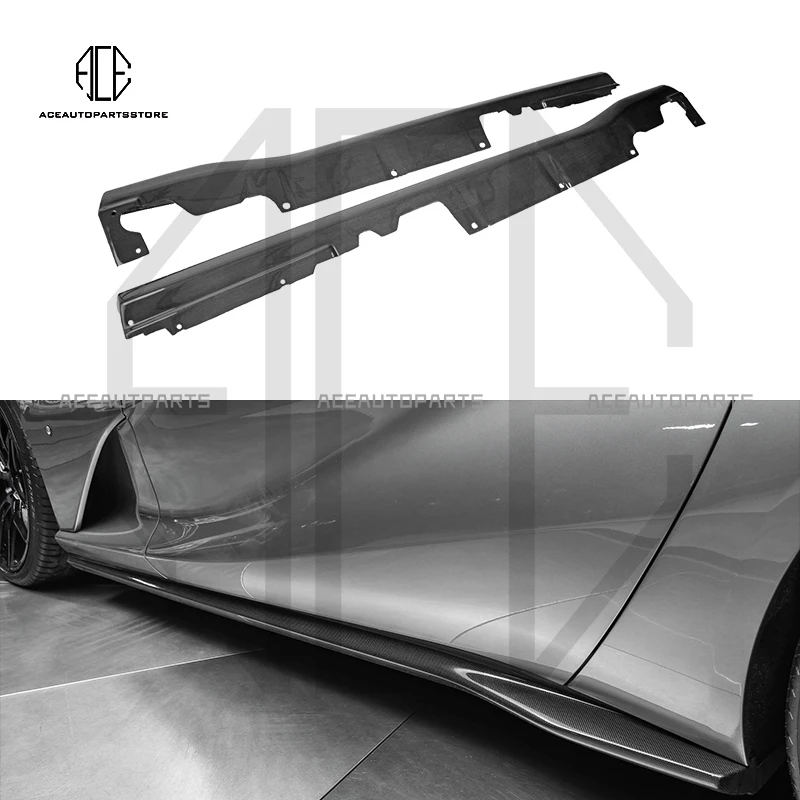 Dry Carbon Fiber 2017 to 2020 812 Superfast OEM Style Side Skirt Underboard For 812 Superfast Side Skirt Bodykit